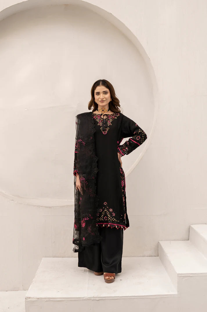Midnight Muse - 3PCS Chiffon