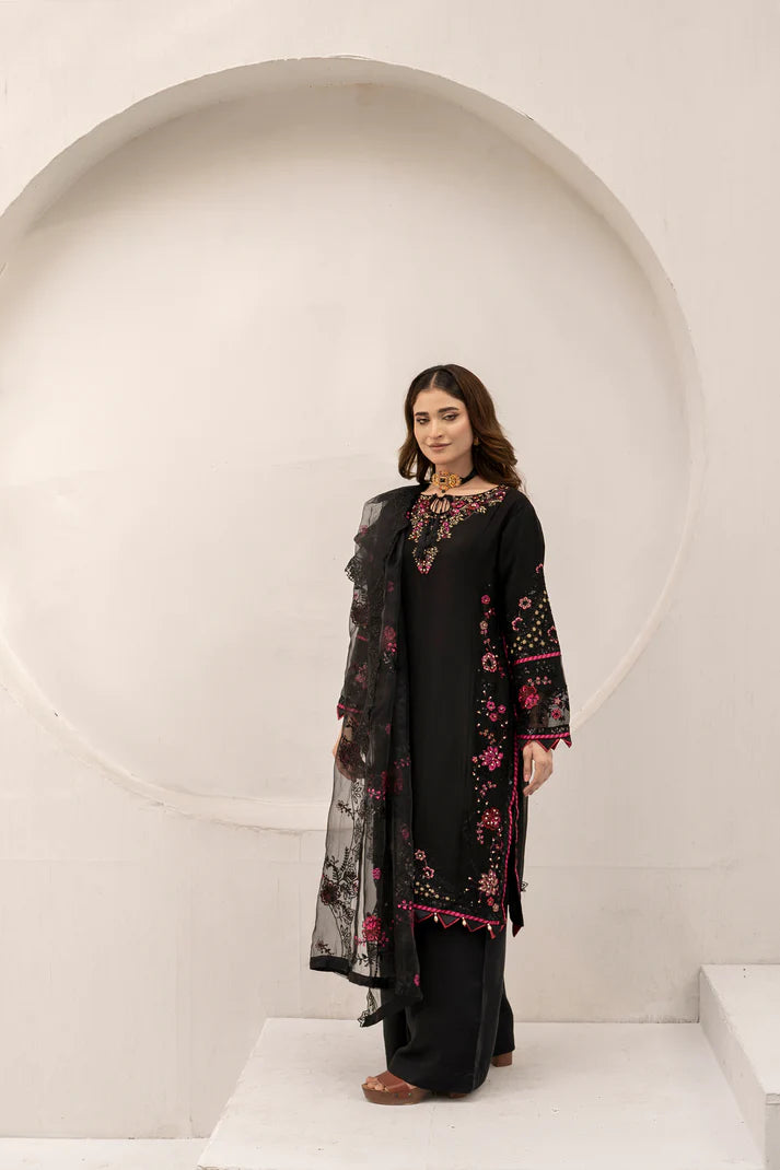 Midnight Muse - 3PCS Chiffon