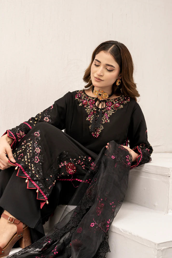 Midnight Muse - 3PCS Chiffon