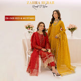 ZR-2418 Mustard & Red