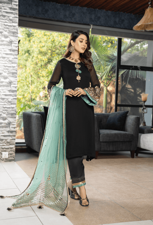 M-100 Black Velvet - KHUDA BAKSH CREATIONS