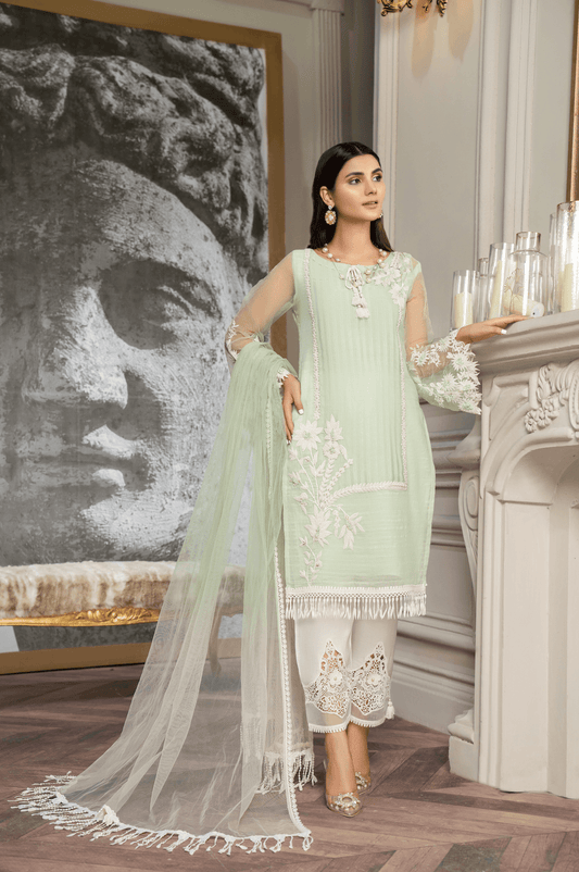 S-114 Sea Green - KHUDA BAKSH CREATIONS